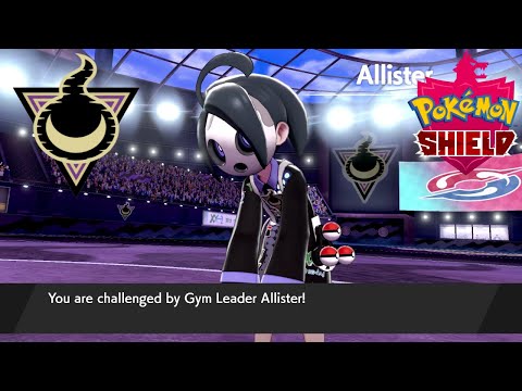 Pokemon Shield Ghost Gym Mission & Gym Leader Allister!