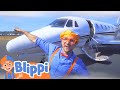 Blippi Explores A Private Jet Airplanes For Kids Educational Videos For Kids