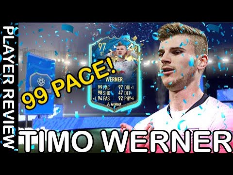 CAN HE BE THE BEST STRIKER IN THE GAME?! 97 TEAM OF THE SEASON SO FAR TIMO WERNER PLAYER REVIEW!