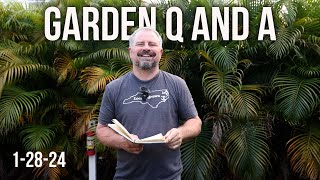Benefits of Raised Gardens, Plants are Just Solar Panels, Seeding Ideas - Garden Question and Answer