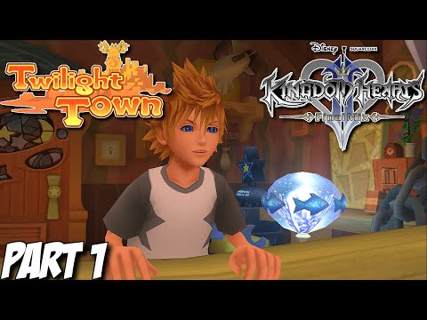 Kingdom Hearts 2 Final Mix Gameplay Walkthrough Part 1 - Twilight Town - PS3