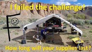 Take the SUV camping supplies challenge!