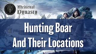 Medieval Dynasty: Boar Hunting and Their Locations
