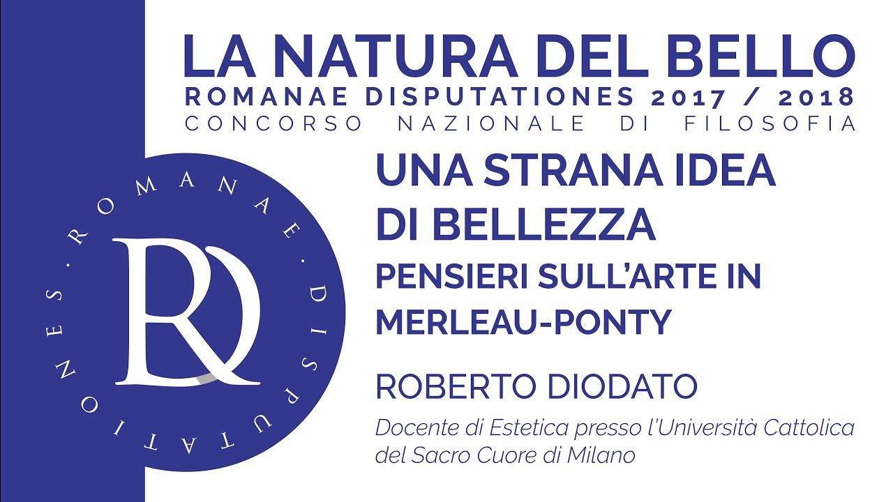 Roberto Diodato - Una strana idea di bellezza: pensieri sull'arte in Merleau-Ponty