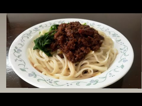 Simple keema dry noodle
