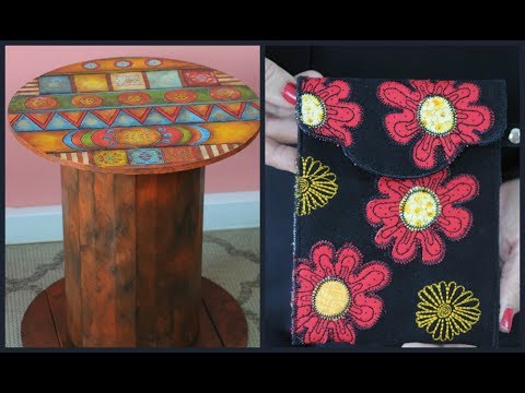 ManosalaObraTv Programa 88 - Pintar Muebles - Bordado - ScanNCut