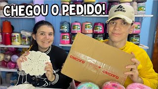 CHEGOU UMA CAIXA DA FÁBRICA DA CÍRCULO!🚨Bora crochetar e conversar!