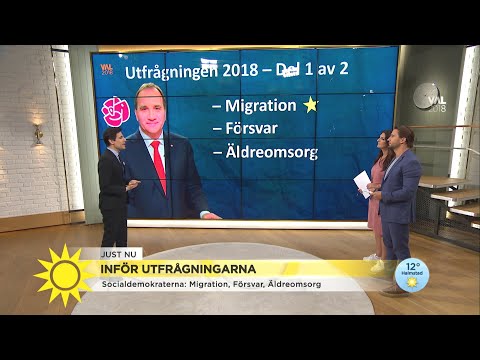 Marcus Oscarsson avslöjar – här är ämnena i partiledardutfrågningen i kväll - Nyhetsmorgon (TV4)