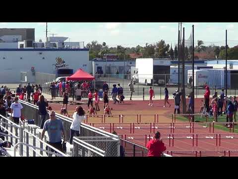 VarG 100mH vs Troy 3-14-18 - Los Alamitos Girls