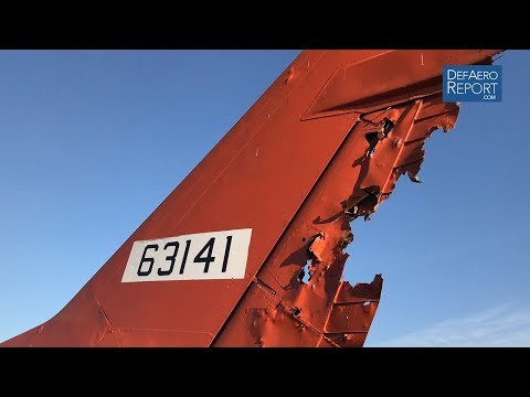 Get a Close-Up Look at a Missile-Damaged F-100 Super Sabre