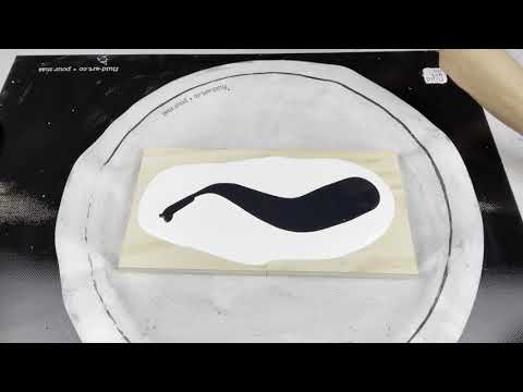 243. Sheleeart Fluid Artist - Diptych Swipe Spin