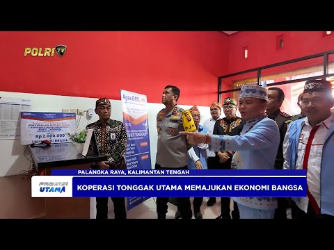 KAPOLDA KALTENG HADIRI PERESMIAN KOPERASI MERAH PUTIH MAJUKAN EKONOMI MASYARAKAT