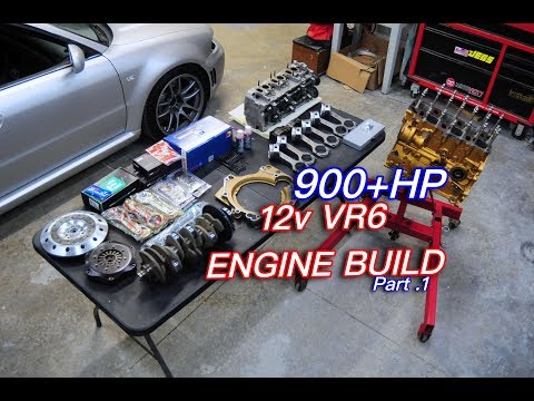 900+HP 12v VR6 Engine Build  pt.1