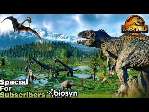 Biosyn sanctuary - Valley of the dinosaurs special for subscribers, Jurassic world evolution