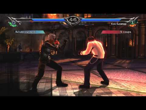 Soulcalibur V creation : K VS Kyo Kusanagi ( The king of Fighters )
