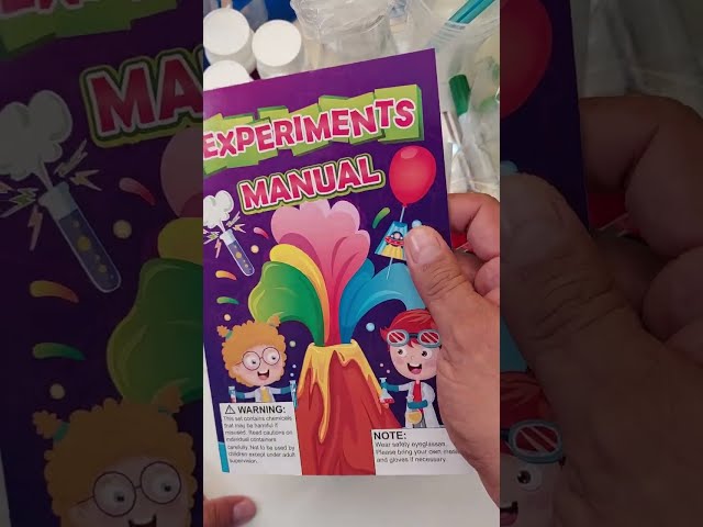 Vídeo relacionado con Kit Científico con 238+ Experimentos para Niños, Kit de Ciencias Juego de Química Laboratorio Set, Proyectos Stem Juegos Educativos para Niños, 5-12 Años Niños Niñas Ideas para Regalos de Cumpleaños