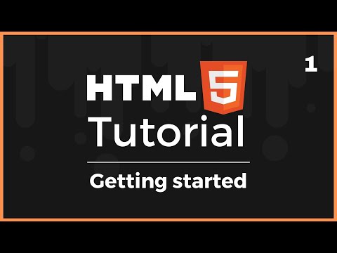 Full HTML5 Tutorial Getting started Lesson 1