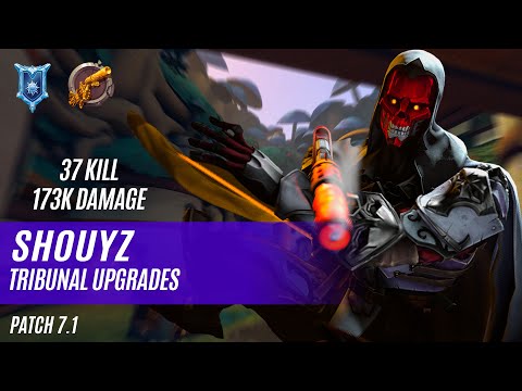 37 KILL 173K DAMAGE shouyz VII PALADINS COMPETITIVE (DIAMOND) TRIBUNAL UPGRADES