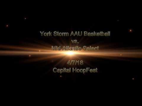 York Storm AAU vs. Mid Atlantic Select 4/7/18- HoopFest