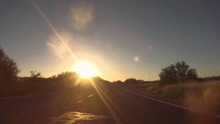 preview picture of video 'Drive on AZ SR 86 west toward Why, Arizona past San Simon, 30 September 2014, GP030089'
