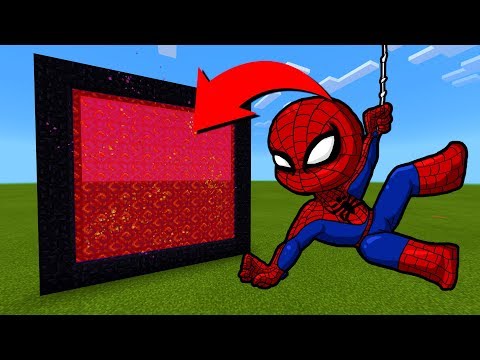 CraftSix - How To Make A Portal To The Baby Spiderman Dimension in Minecraft!