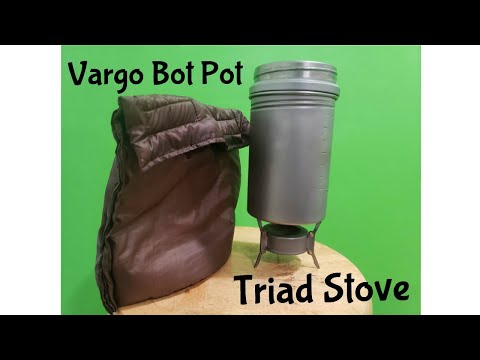 Vargo Bot Pot/ Triad Multi-Fuel Backpacking Stove