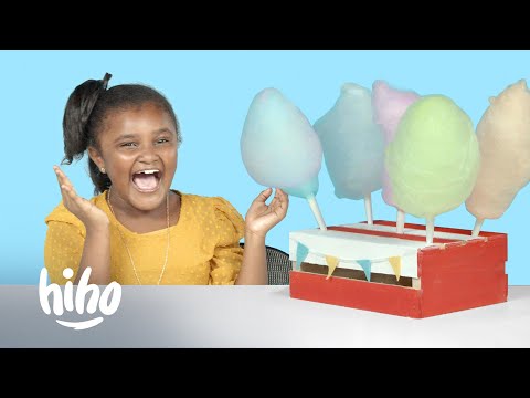 Kids Try Crazy Cotton Candy Flavors | Kids Try | HiHo Kids