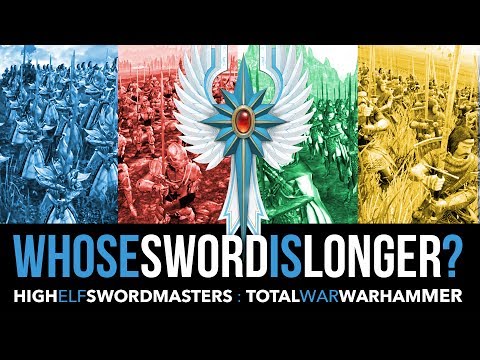 Whose Sword is Longer? | High Elf Swordmasters v Greatsword Infantry | Total War Warhammer