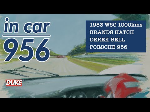 Derek Bell Porsche 956 | In-Car at Brands Hatch 1983 | World Sportscar