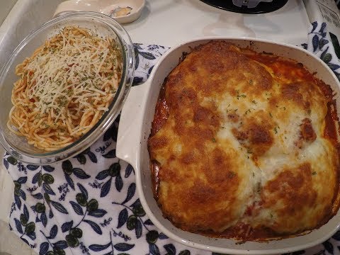 How to make easy chicken parmesan and spaghetti