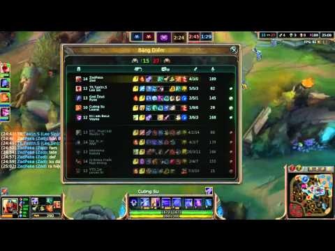 [Rank] Zed vs Ahri | Midlane Full Game - 2015