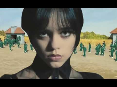 Wednesday Addams in SQUID GAME | JENNA ORTEGA MAIN SQUID GAME