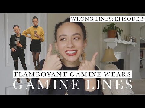 Flamboyant Gamine wears GAMINE Lines | Wrong Lines Series, Ep. 05 | Authentic by Frani