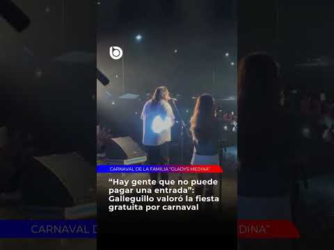 ÉXITO TOTAL  MÁS DE 150 MIL PERSONAS VIBRARON EN EL CARNAVAL DE LA FAMILIA “GLADYS MEDINA”