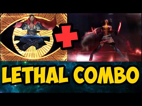 Using Doctor Strange and Weapon Hex as support to clear WBU stage 99