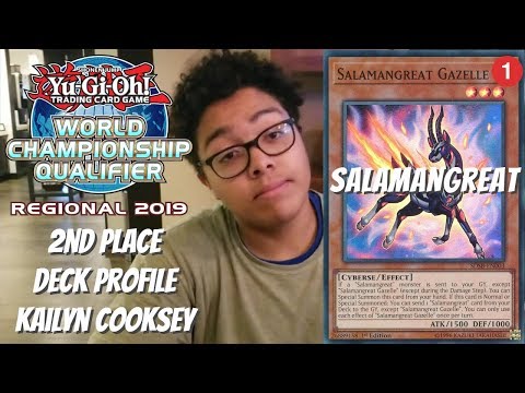Yugioh Omaha, NE Regional 2nd Place Deck Profile - Salamangreat - Kailyn Cooksey