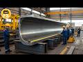 INSANE Steel Structure Factory How Heavy Machinery Forges Skyscraper Frames Amazing Process