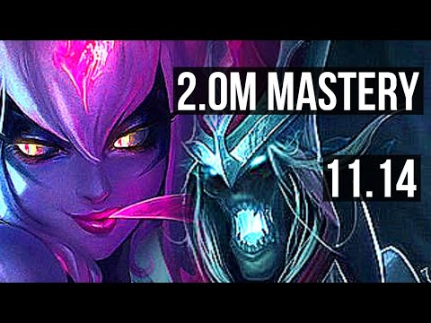 EVELYNN vs KARTHUS (JUNGLE) | 8/0/1, 1600+ games, 2.0M mastery, 6 solo kills | EUW Diamond | v11.14
