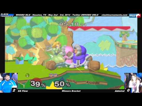 WHOBO MLG - SS Flow vs Admiral - SSBM