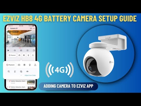 Einrichtungsanleitung für die Ezviz HB8 4G-Akkukamera | 4G-SIM für Internet verwenden und zur Ezv...