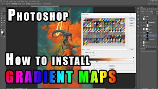How to install Gradient Maps in Photoshop