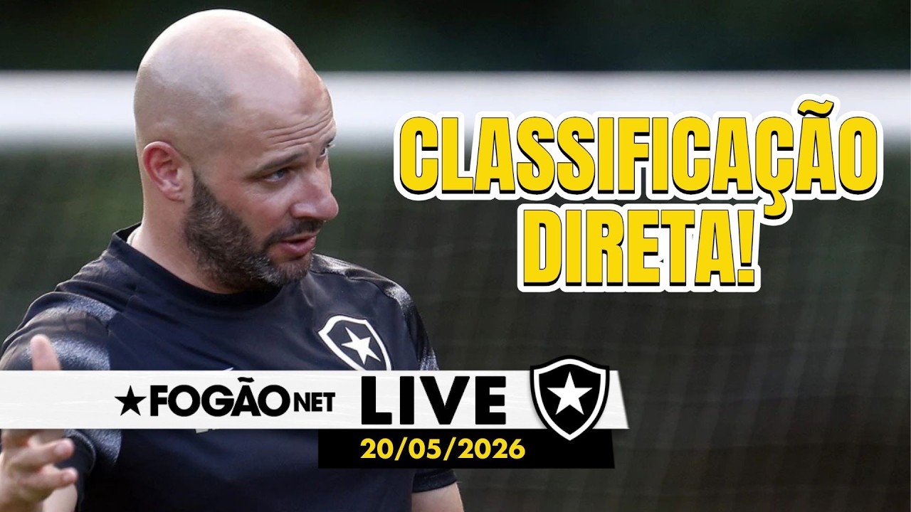 LIVE CAFÉ COM FOGÃONET | Botafogo pode garantir primeiro lugar do grupo; chovem propostas pela SAF