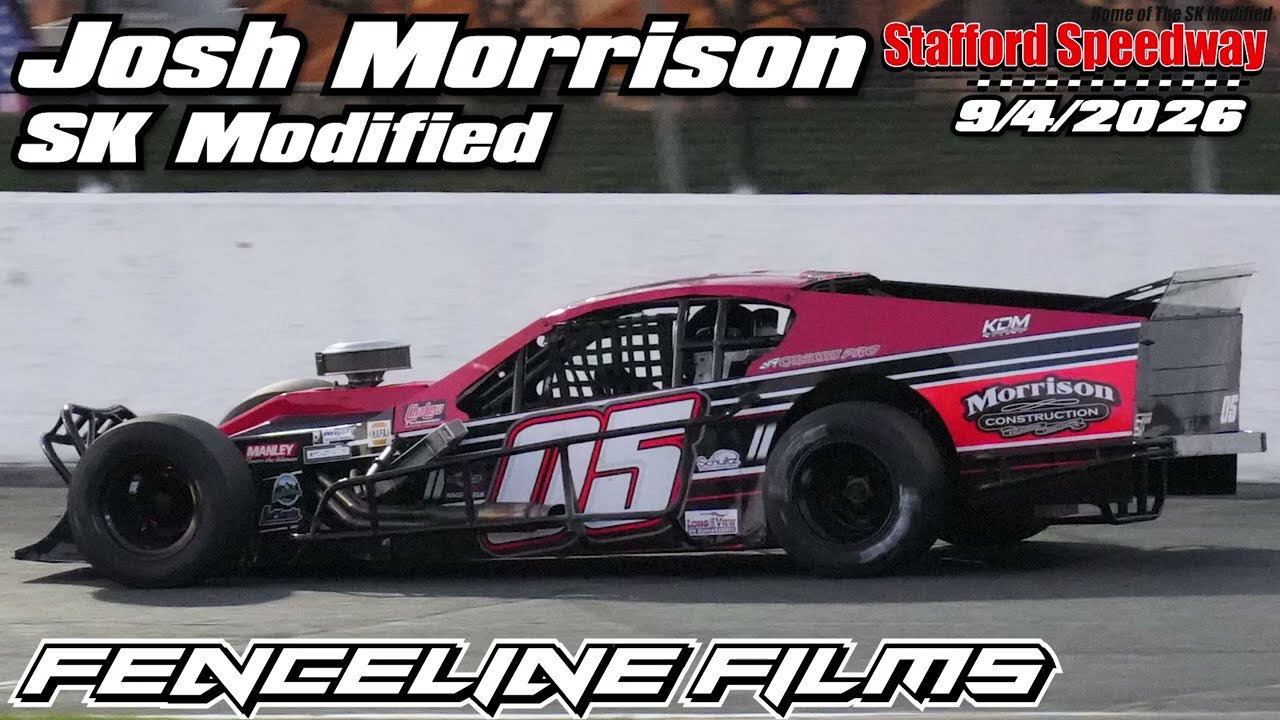 Josh Morrison SK Modified at Stafford Speedway