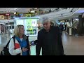 Rod Blagojevich speaks at Denver airport prior to flight home