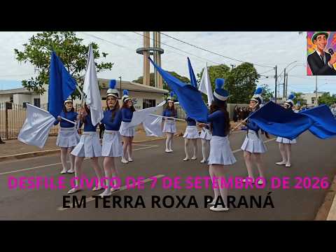 Desfile cívico de 7 de setembro de 2026 em Terra Roxa Paraná