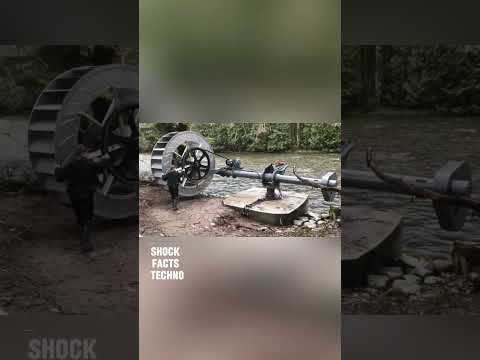 Что не так с гидроэлектрическим колесом и как его возвращают в работу #технологии #инновации #short