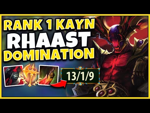 #1 KAYN WORLD RHAAST IS PREFECT AGAINST THIS TEAM COMP (CHALLENGER SLAUGHTER!) - League of Legends