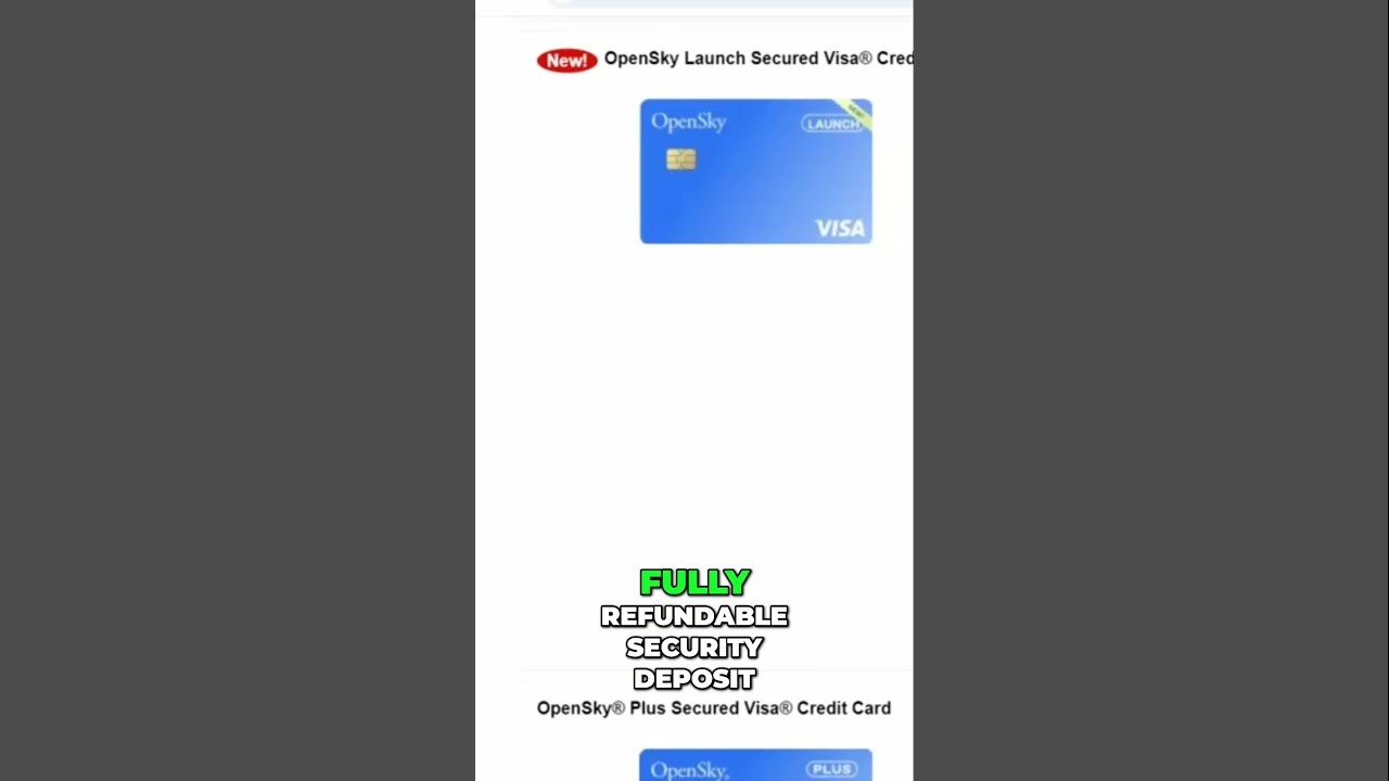 Build Your Credit Fast with Open Sky Secured Visa! #viralvideo #creditsecrets #creditcard