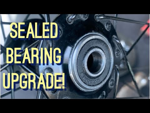 Bicycle hub sealed bearing upgrade for under $1 plus parts