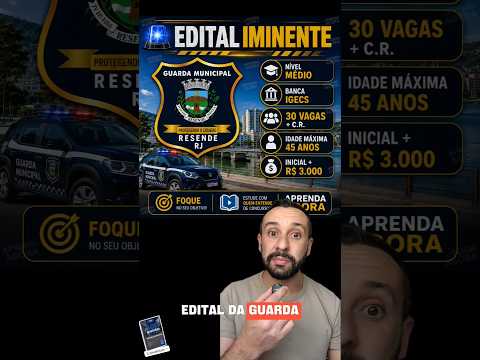 Edital GCM Resende - RJ